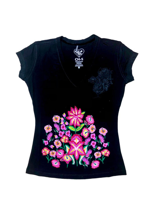 Playera Dama Flores